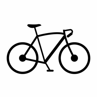 Bir bisiklet yan görünüm