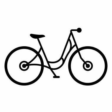 Bir bisiklet yan görünüm