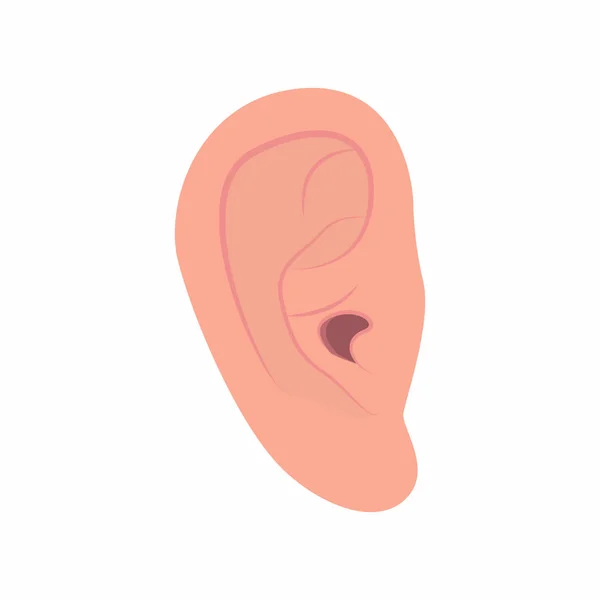 Abstraktní lidské ucho — Stockový vektor