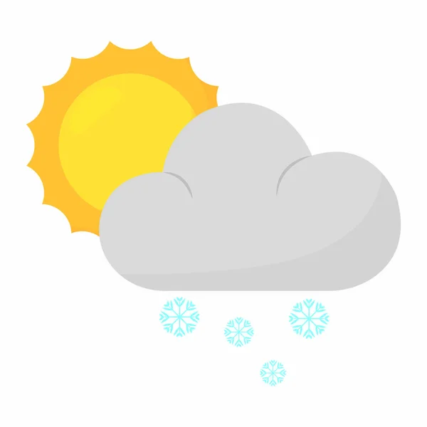 Icona meteo cartone animato — Vettoriale Stock