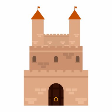 Bir kale önden görünümü