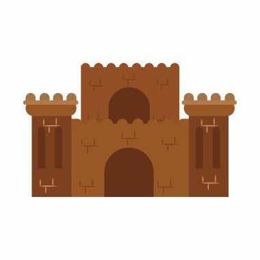 Bir kale önden görünümü