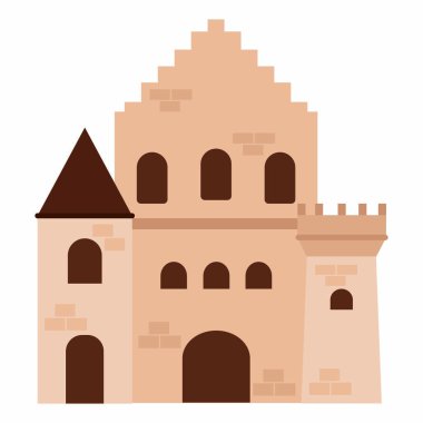 Bir kale önden görünümü