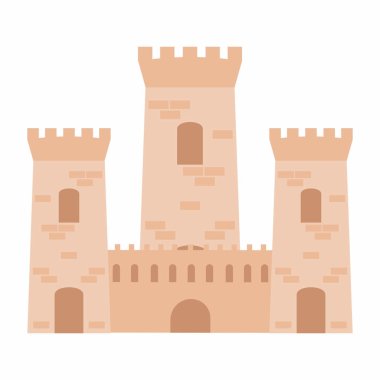 Bir kale önden görünümü