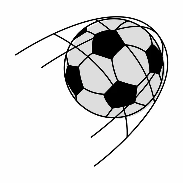 Équipement d'entraînement abstrait de soccer — Image vectorielle