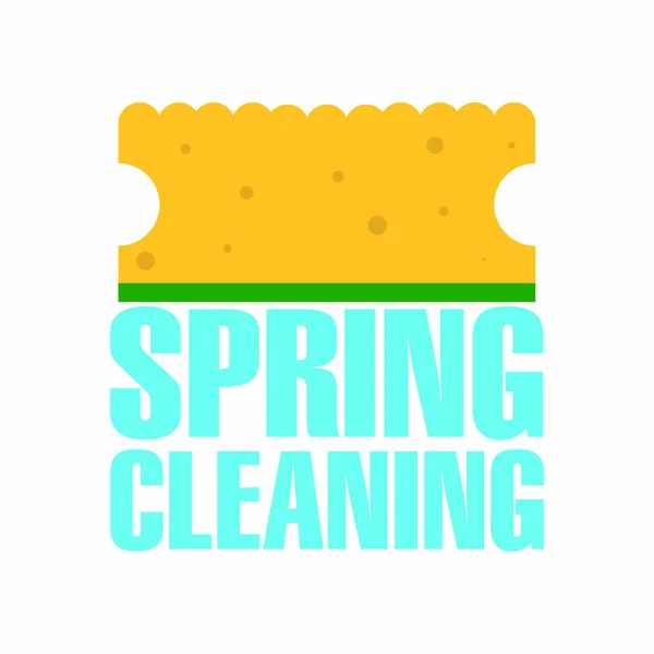 Spring cleaning background — Stock Vector