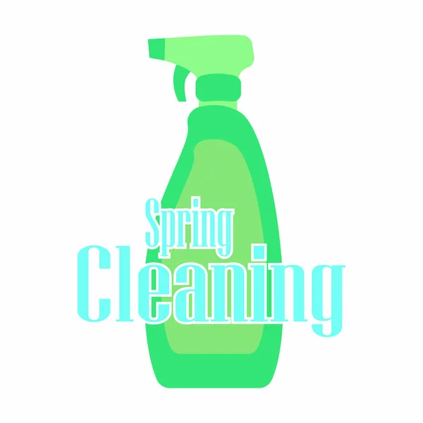 Spring cleaning background — Stock Vector