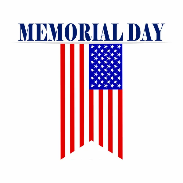 Memorial Day background — Stock Vector