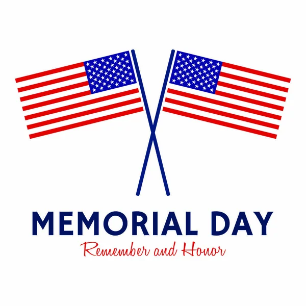 Memorial Day background — Stock Vector