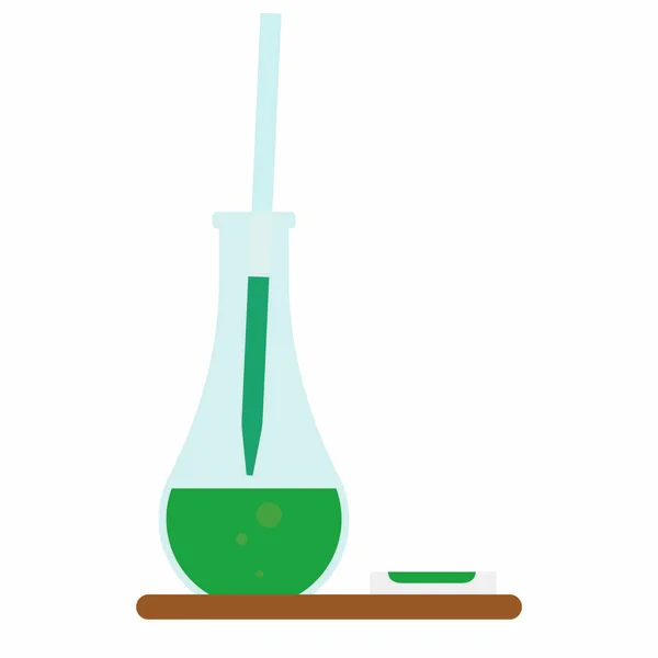 Abstraktes Chemie-Objekt — Stockvektor