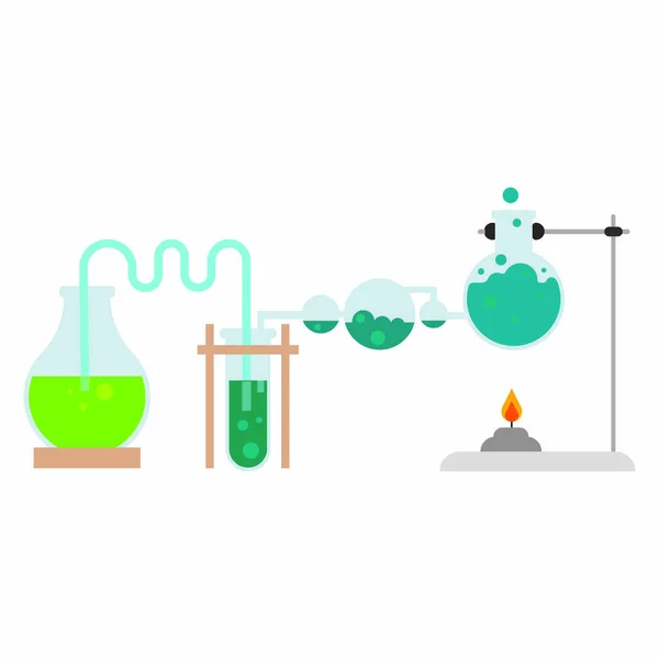 Abstraktes Chemie-Objekt — Stockvektor