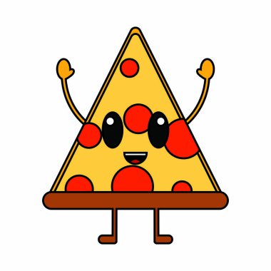 Lezzetli Fast food karikatür nesne