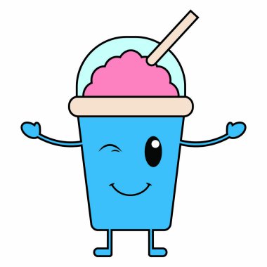 Lezzetli Fast food karikatür nesne