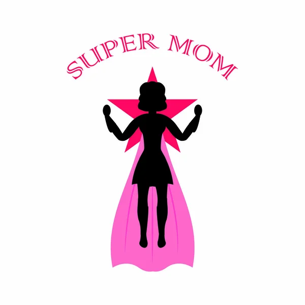 Super Mom Hintergrund — Stockvektor