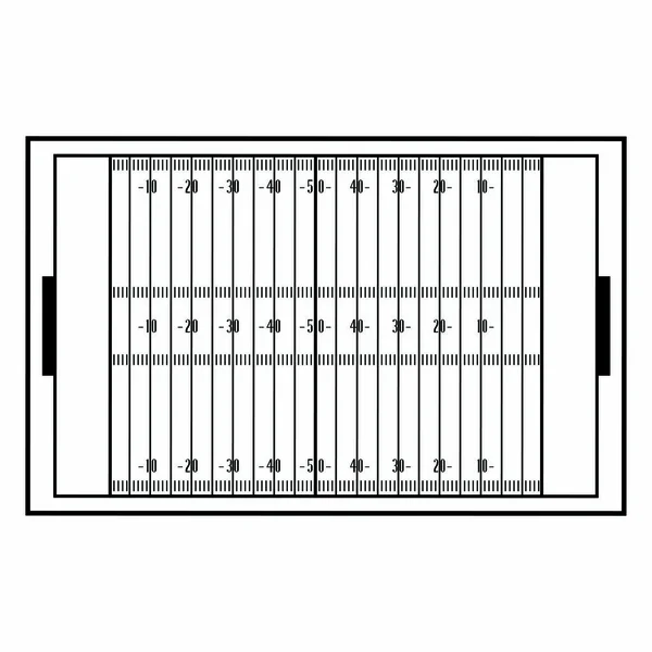 Objeto de fútbol americano — Archivo Imágenes Vectoriales