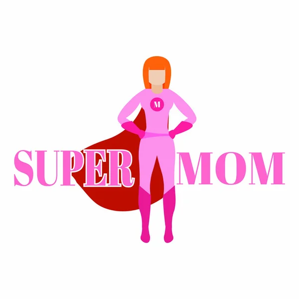 Super mamá fondo — Vector de stock