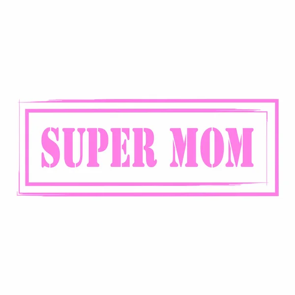 Super Mom Background — Stock Vector