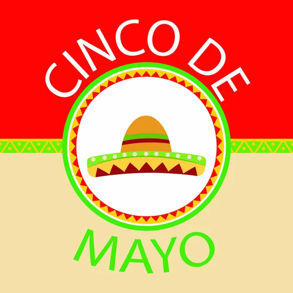 Cinco de mayo — Stock vektor