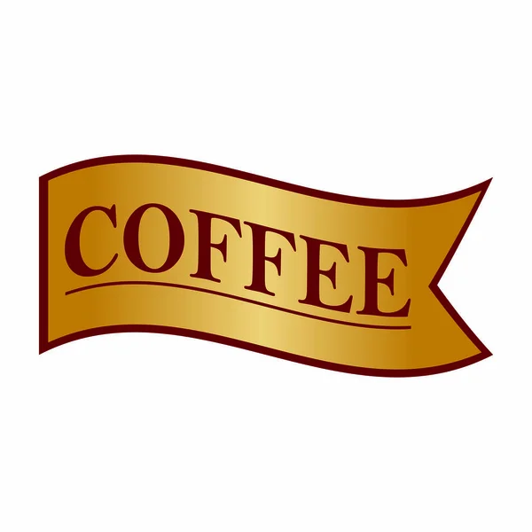 Streszczenie kawy etykiety — Wektor stockowy