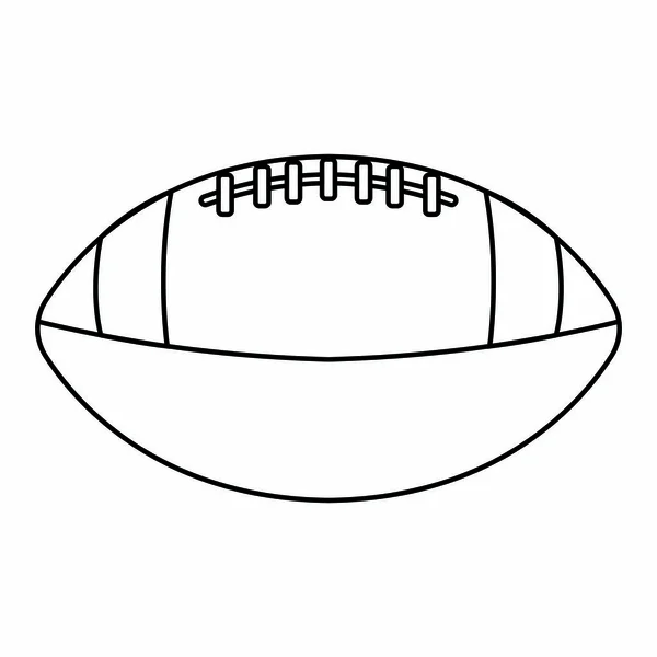 Американський футбол об'єкта — стоковий вектор