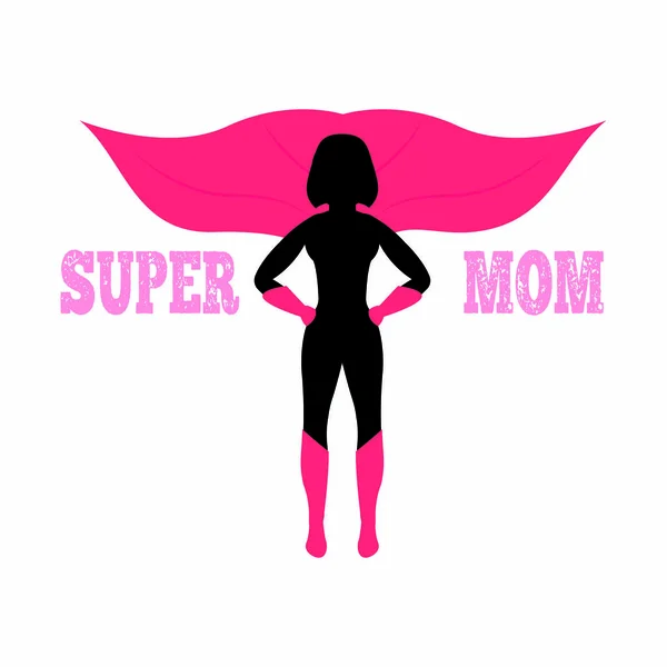 Super mamá fondo — Vector de stock