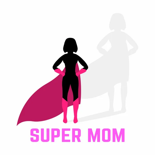 Super Mom Background — Stock Vector