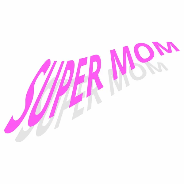 Super mamá fondo — Vector de stock