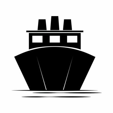 bir teknenin ön görünüm