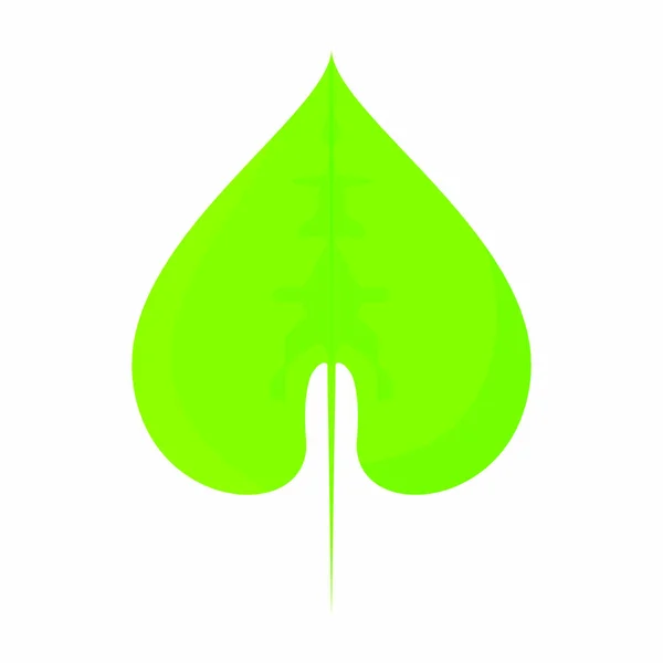 Анотація зелений лист — стоковий вектор