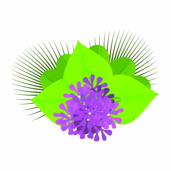 Abstrakte süße Blume — Stockvektor
