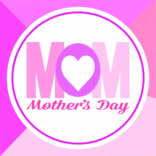 Glücklicher Muttertag — Stockvektor