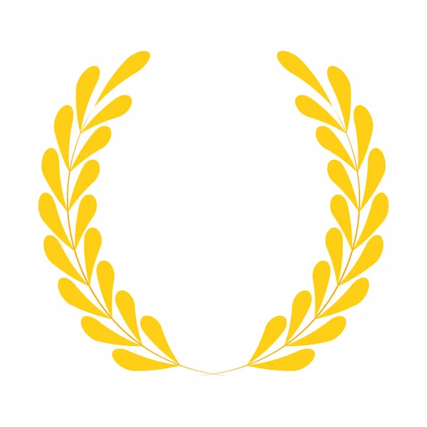 Gold Laurel Wreath, vector — Stock Vector © natis76 12759505