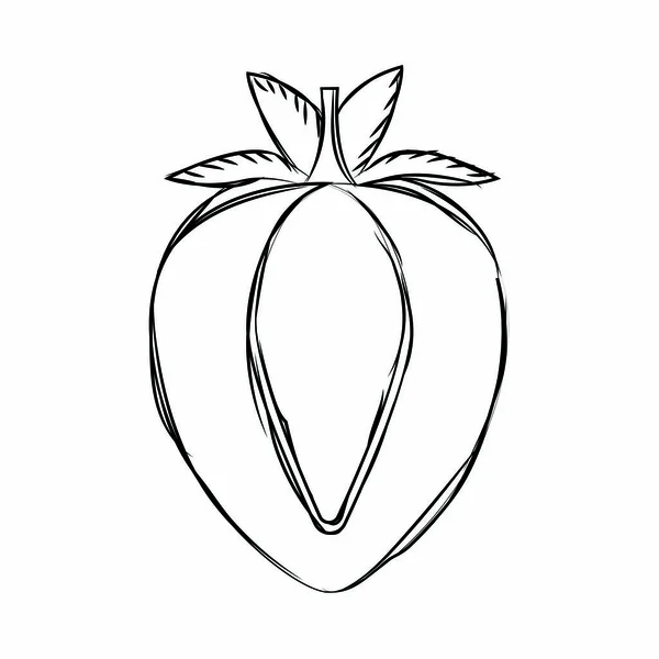 Delucious fruit tekening — Stockvector