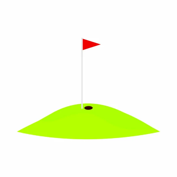 Oggetto astratto di golf — Vettoriale Stock