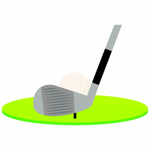 Objet de golf abstrait — Image vectorielle