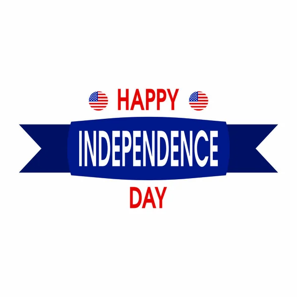 Szczęśliwego Dnia Niepodległości — Wektor stockowy