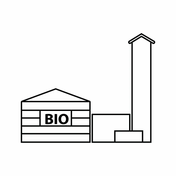 Abstrakcyjny budynek energetyczny — Wektor stockowy