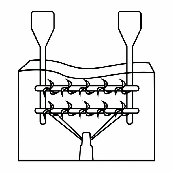 Construcción de energía abstracta — Vector de stock