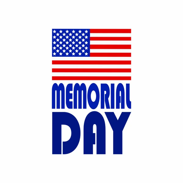 Memorial Day background — Stock Vector