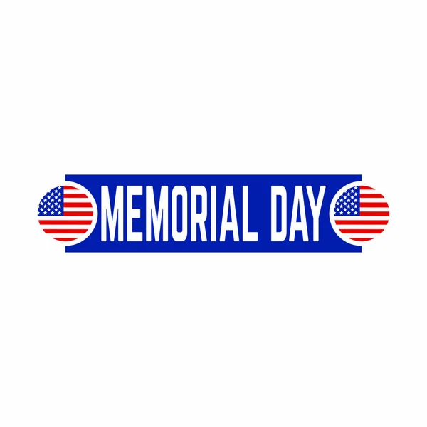 Memorial Day background — Stock Vector