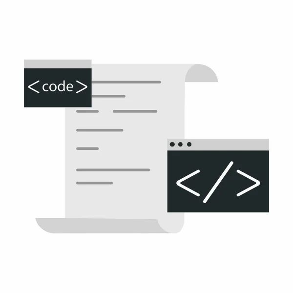 Programmcode-Image — Stockvektor