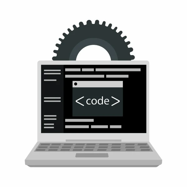 Programmcode-Image — Stockvektor