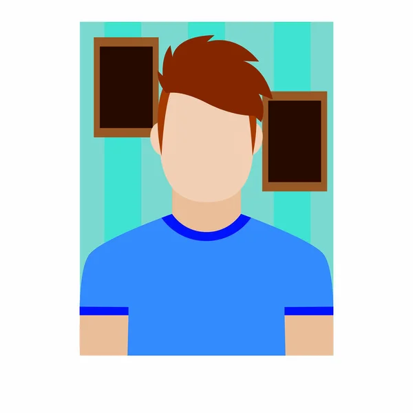 Front view of a person — Stock Vector