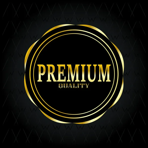 Label premium abstrait — Image vectorielle