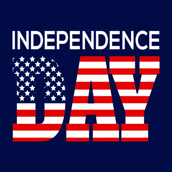 Gelukkige onafhankelijkheidsdag — Stockvector