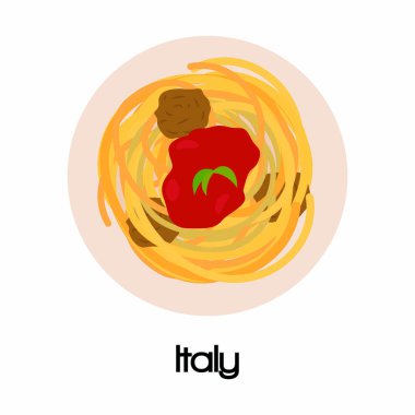 Soyut lezzetli yemekler