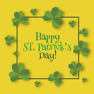 Aziz Patrick Günü kartı.