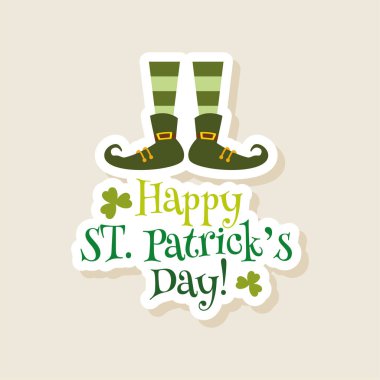 Aziz Patrick Günü kartı.