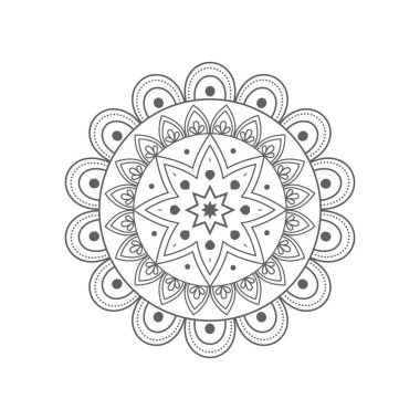 Mandala. Çiçek deseni