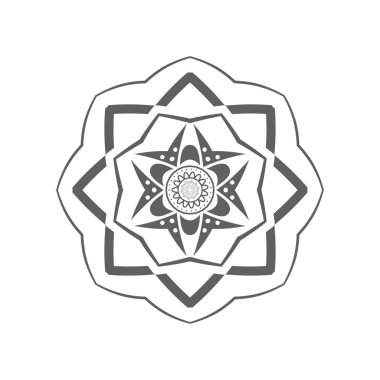 Mandala. Çiçek deseni